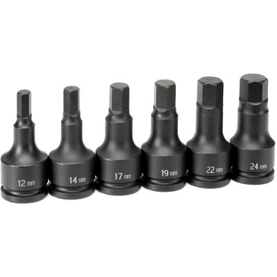 GREY PNEUMATIC TOOLS - 8196MH - 3/4" Drive Standard Length Set pa1