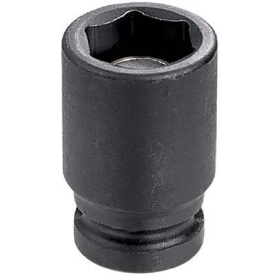 GREY PNEUMATIC TOOLS - 908MG - 1/4" Drive 8 mm 6-Point Standard Magnetic Impact Socket pa1