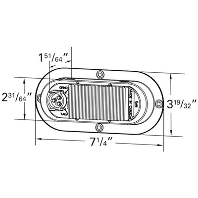 GROTE INDUSTRIES - 53973 - SuperNova Oval LED Stop Tail Turn Lights pa3