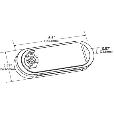 GROTE INDUSTRIES - 77365 - Oval LED Strobe Lights pa2