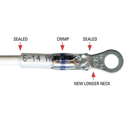 GROTE INDUSTRIES - 84-4412 - Crystal Clear Heat Shrinkable Ring Terminals pa2