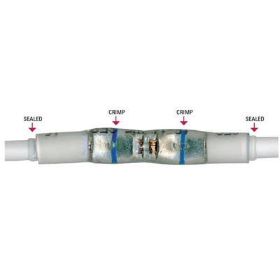 GROTE INDUSTRIES - 84-4624 - Crystal Clear Heat Shrinkable Step Down Butt Connectors pa2