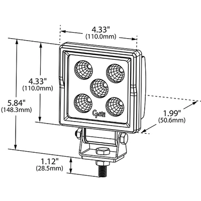 GROTE INDUSTRIES - BZ201-5 - BriteZone LED Work Lights pa2