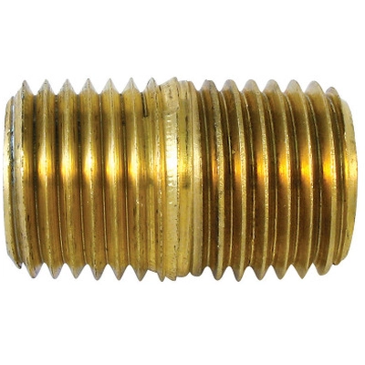 H PAULIN - 9431 - 1/8" Close nipple Brass pa1