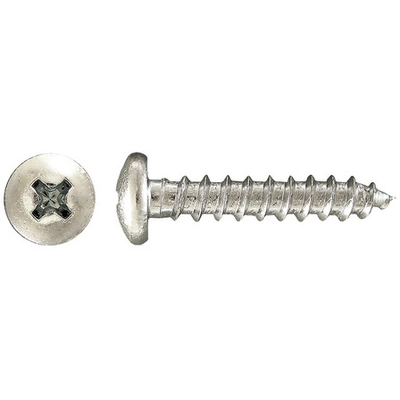H PAULIN - 910-1010 - #8 x 3/4" Pan Head Phillips Drive Metal Screws Steel pa1