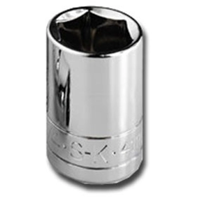 SK TOOLS - SKT-318 - 18 mm 3/8 Drive 6 Point Metric Standard Chrome Socket pa1