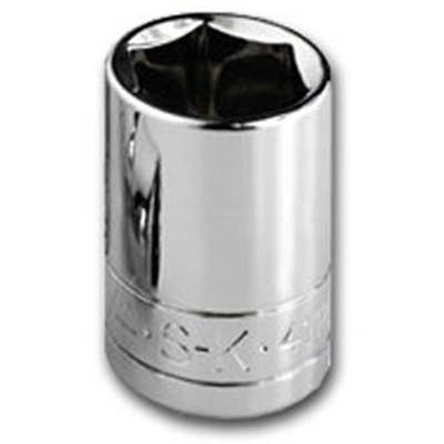 SK TOOLS - SKT-40114 - 7/16" 1/2" Drive 6 Point Fractional Standard Chrome Socket pa1
