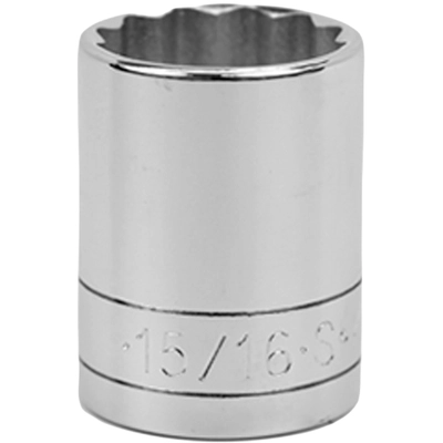 SK TOOLS - SKT-40130 - 15/16" 1/2" Drive 12 Point Fractional Standard Chrome Socket pa2