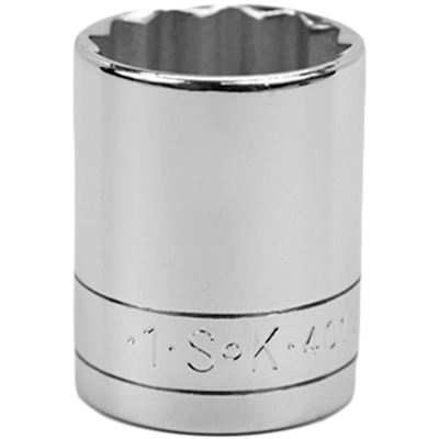 SK TOOLS - SKT-40132 - 1" 1/2" Drive 12 Point Fractional Standard Chrome Socket pa2
