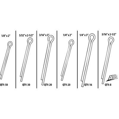 ATD-363 - Large Cotter Pin Assortment pa2