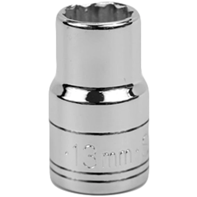 SK TOOLS - 40313 - 13 mm 1/2" Drive 12 Point Metric Chrome Socket pa2