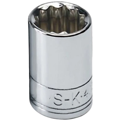 SK TOOLS - 44909 - 9/32" 1/4" Drive 12 Point Fractional Deep Chrome Socket pa2