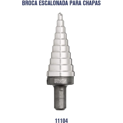 IRWIN - 11104 - Unibit #4M HSS Metric Step Drill Bit pa3