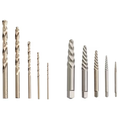 IRWIN - 11117 - Hanson 10-pc Spiral Extractor & Drill Bit Combo Pack pa1