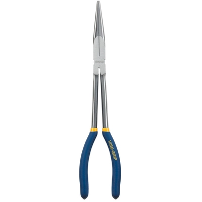 IRWIN - 1773584 - Vise-Grip 11" Box Joint Straight Jaws Dipped Handle Long Reach Needle Nose Pliers pa1