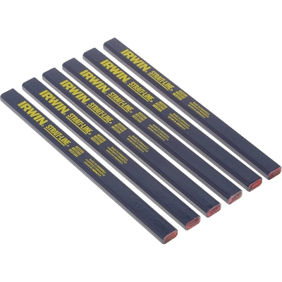 IRWIN - 66400 - Strait-Line 6 Pieces 7" Medium Lead Carpenter Pencils pa2