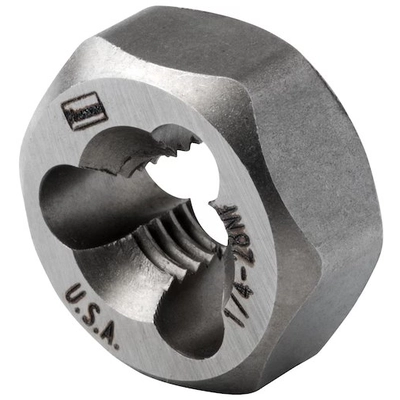 IRWIN - 7223 - Hanson 1/4"-28 UNF SAE HCS Right-Hand Re-Threading Solid Hexagon Die pa2