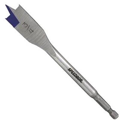 IRWIN - 88804 - Speedbor 1/4" x 6" Hex Blue-Groove Point Spade Bit pa1