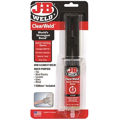 JB WELD - 50114CAN - Clearweld Quick Setting Epoxy pa1