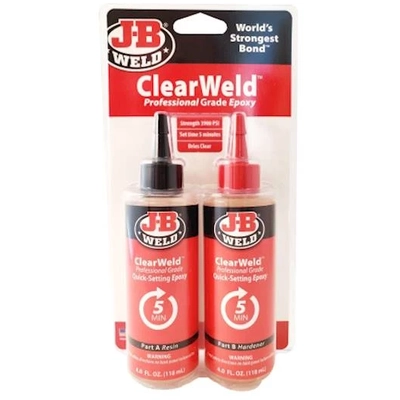 JB WELD - 50240CAN - Clearweld Quick Setting Epoxy pa1