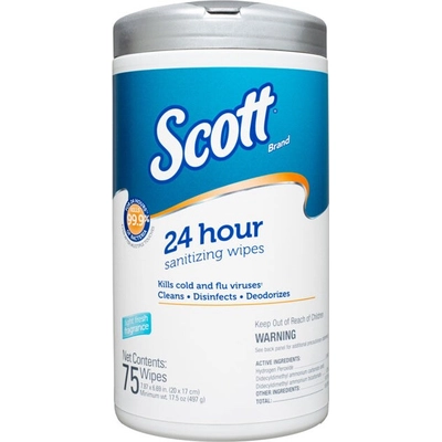 KIMBERLY-CLARK - 53686 - 24 Hour Sanitizing Wipes (Pack of 6) pa1