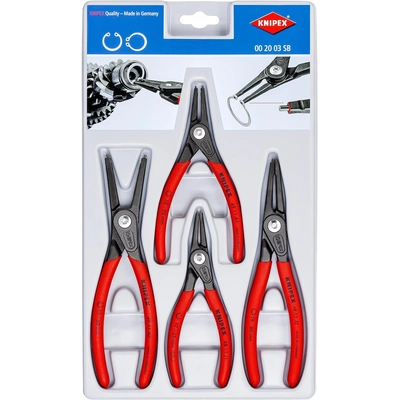 KNIPEX - 00 20 03 SB - Precision Circlip Pliers Set pa1