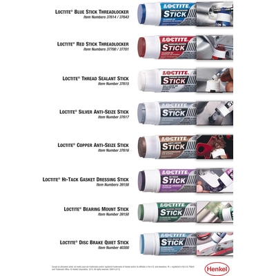 LOCTITE - 640482 - High-Temperature Bearing Mount Stick pa2