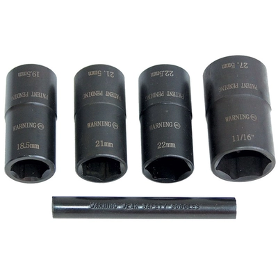 LTI TOOLS - 1230 - 5-piece Dual Sided Lug Nut Socket Removal Kit pa1