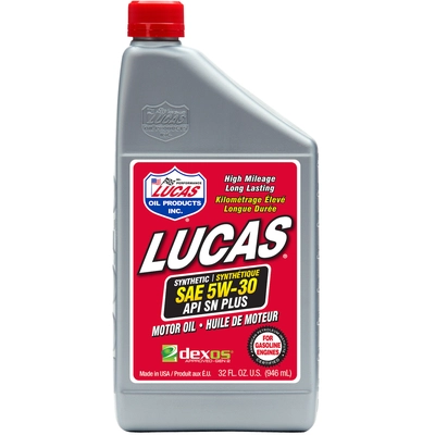 LUCAS OIL - 20049 - Synthetic SAE 5W-30 Motor Oil pa1