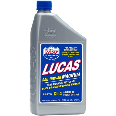 LUCAS OIL - 20075 - SAE 15W-40 Magnum Motor Oil pa1