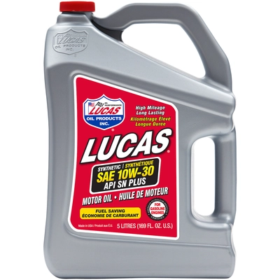 LUCAS OIL - 20128 - Synthetic SAE 10W-30 Motor Oil pa1