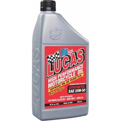 LUCAS OIL - 20702 - Motorcycle Oil pa1