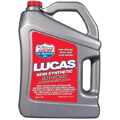 LUCAS OIL PRODUCTS INC. - 10300 - Synthetic Motor Oils pa2