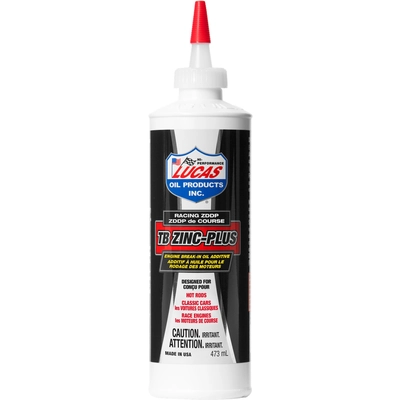 LUCAS OIL PRODUCTS INC. - 20063 - TB Zinc Plus Engine Break In Oil Additive-473 ml pa1