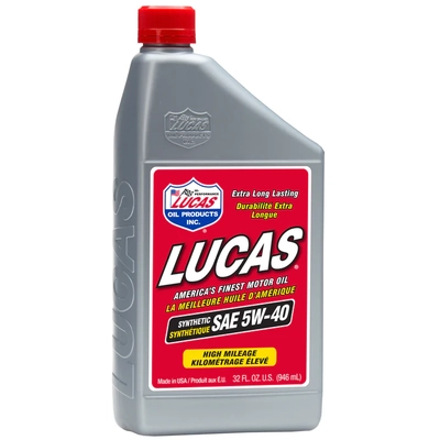 LUCAS OIL PRODUCTS INC. - 20189 - Synthetic SAE Motor Oil pa1