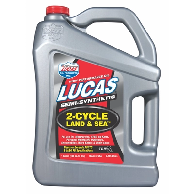 LUCAS OIL PRODUCTS INC. - 20557 - Semi-Synthetic 2-Cycle Land & Sea Oil pa1