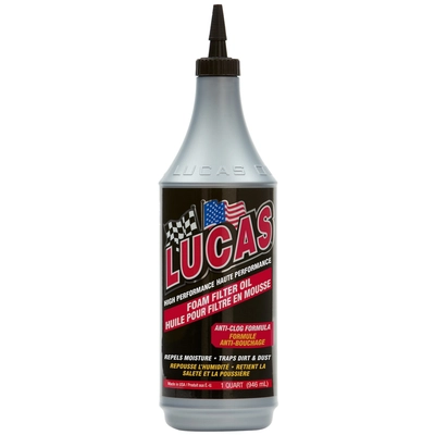 LUCAS OIL PRODUCTS INC. - 20798 - Foam filter oil pa1