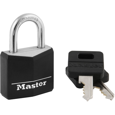 MASTER LOCK - 131D - 1-3/16in Wide Covered Solid Body Padlock pa2