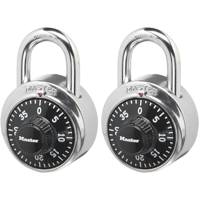 MASTER LOCK - 1500T - 1-7/8in Wide Combination Dial Padlock pa3