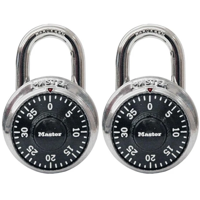 MASTER LOCK - 1500T - 1-7/8in Wide Combination Dial Padlock pa4