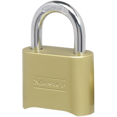 MASTER LOCK - 175D - 2in Wide Combination Solid Body Padlock pa4