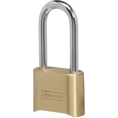 MASTER LOCK - 175DLH - 2 in Wide Resettable Combination Brass Padlock pa2