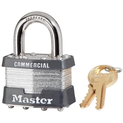 MASTER LOCK - 1KA2402 - 1-3/4in Laminated Padlock pa1