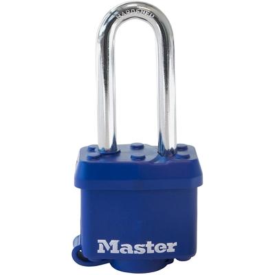 MASTER LOCK - 312DLH - 1-9/16in Wide Laminated Steel Pin Tumbler Padlock pa2