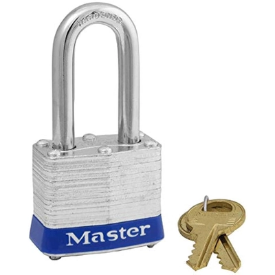 MASTER LOCK - 3DLF - 1-9/16in Wide Laminated Steel Pin Tumbler Padlock pa1