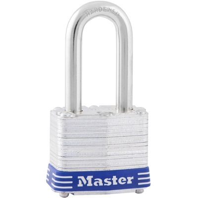 MASTER LOCK - 3DLF - 1-9/16in Wide Laminated Steel Pin Tumbler Padlock pa2