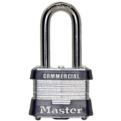 MASTER LOCK - 3LF - 1-9/16in Wide Laminated Steel Pin Tumbler Padlock pa4