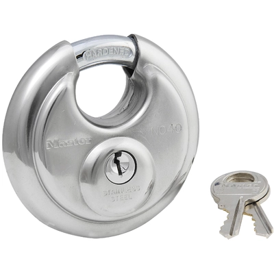 MASTER LOCK - 40DPF - 2-3/4in Wide Discus Padlock With Shrouded Shackle pa4