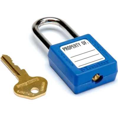 MASTER LOCK - 410BLU - Thermoplastic Safety Padlock pa4