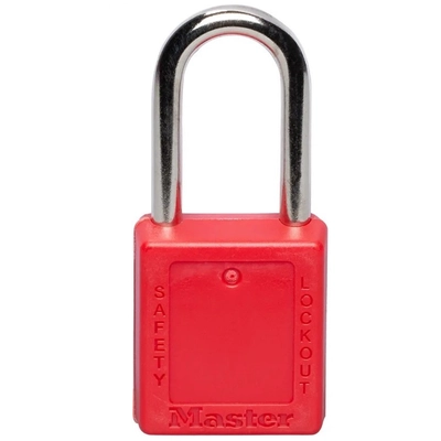 MASTER LOCK - 410DRED - Thermoplastic Safety Padlock pa1